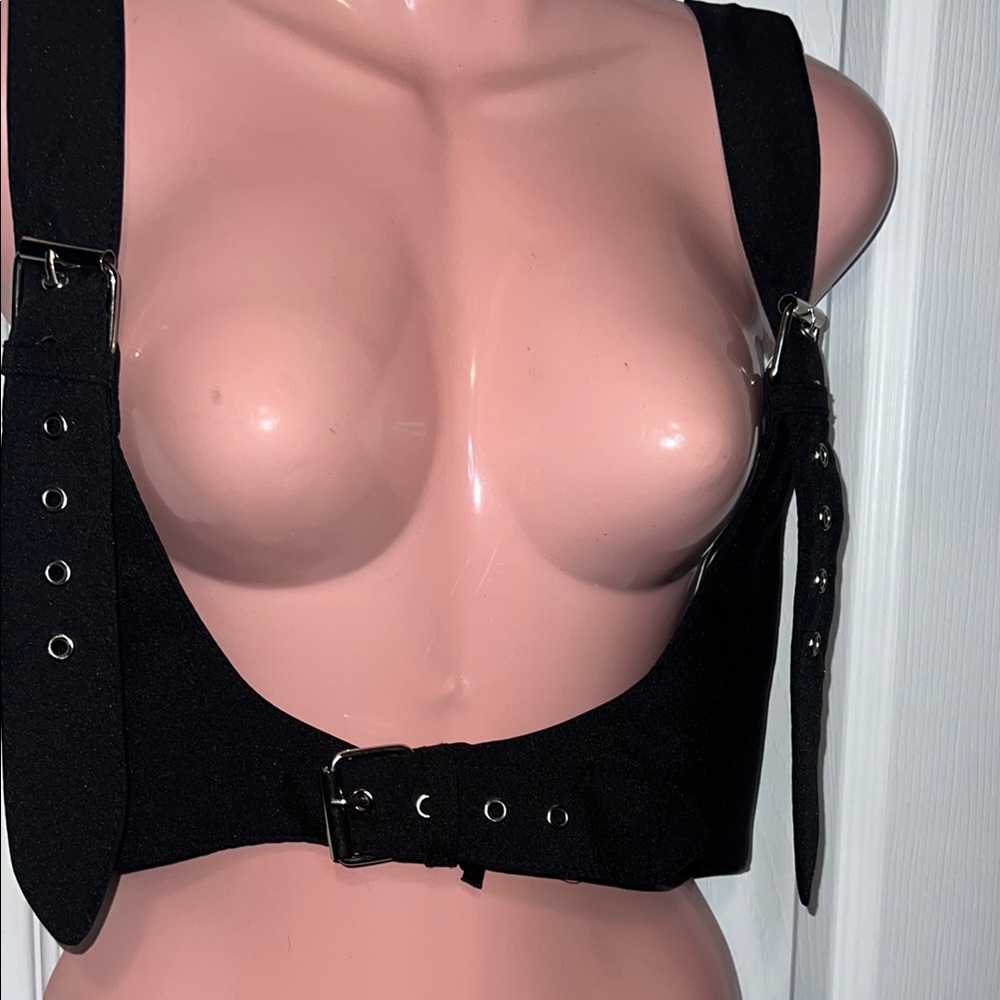 Urban outfitters Black Harness Vest